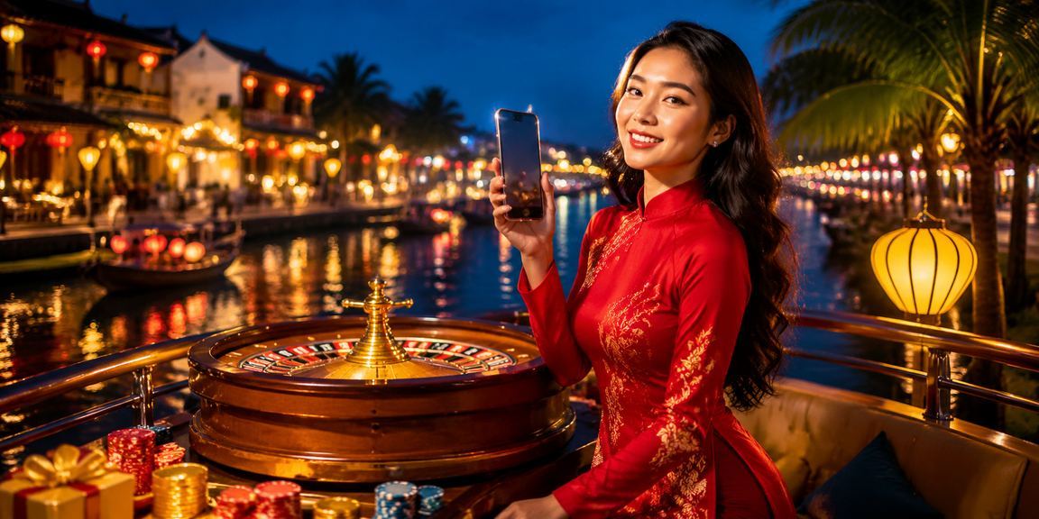 Cảnh quay sòng bạc ánh đèn đêm Hội An